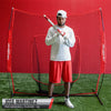 PowerNet Baseball and Softball Practice Net 7 x 7 with Bow Frame & Carry Bag