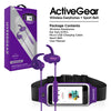 HyperGear ActiveGear Wireless Earphones + Sport Belt