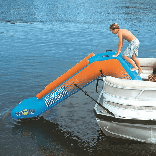 WOW Watersports Inflatable Pontoon Zip Slide for Boats - Jupiter Gear