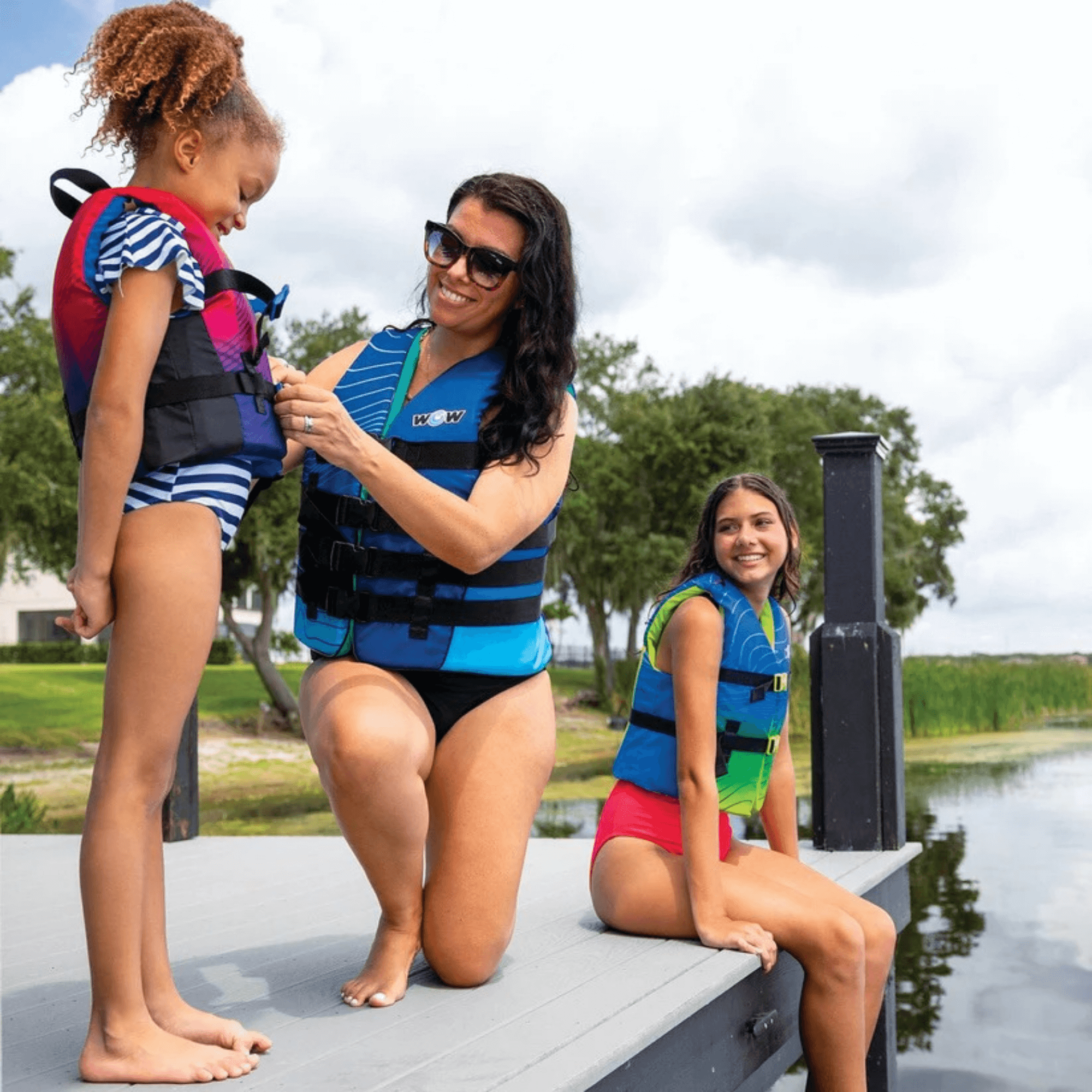 WOW Watersports Vis-Wave Youth Life Vest