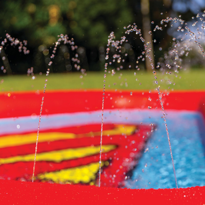 WOW Sports DC Comics Superman Splash Pad for Kids and Toddlers