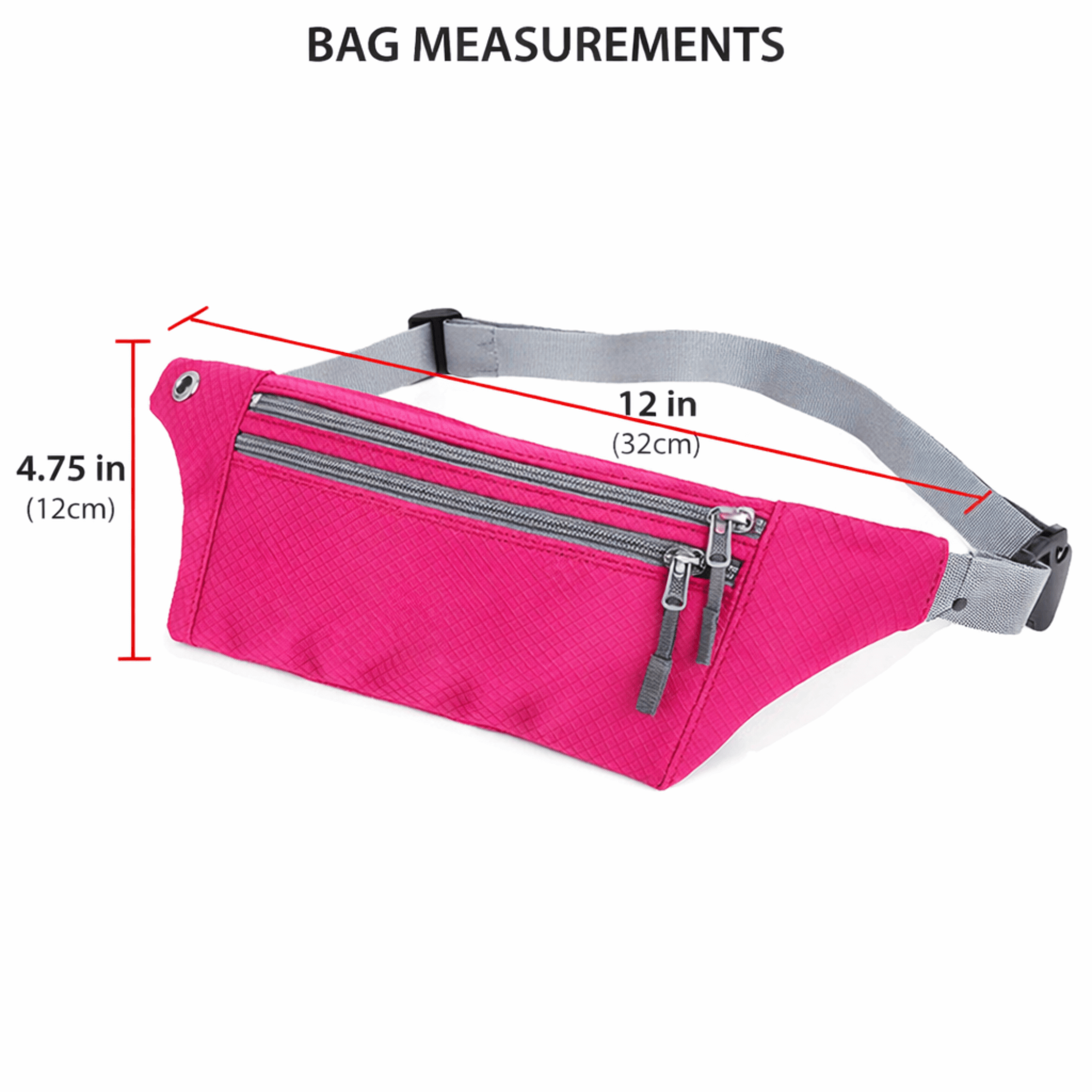 XGear Fitness Waterproof Fanny Pack for Running and Travel