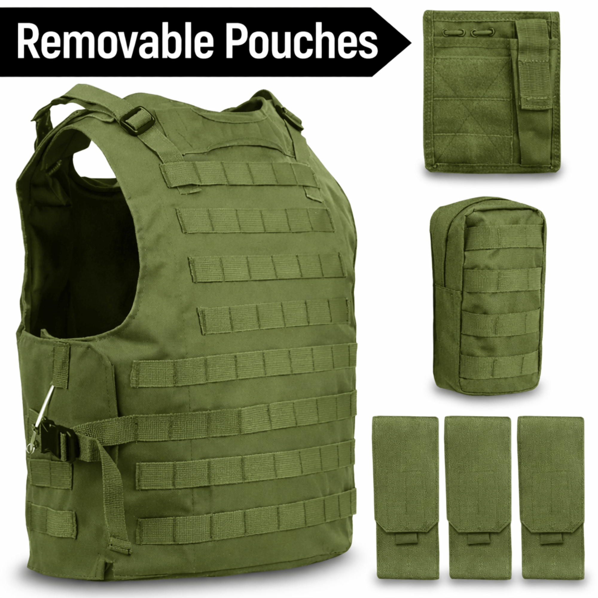 XGear Tactical Military Tactical Plate Carrier Vest