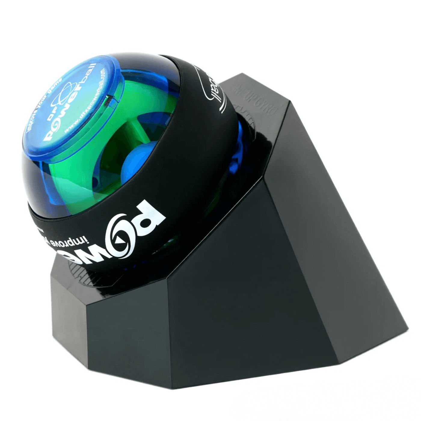 DFX Powerball Blue Gyro Exerciser with Powerdock