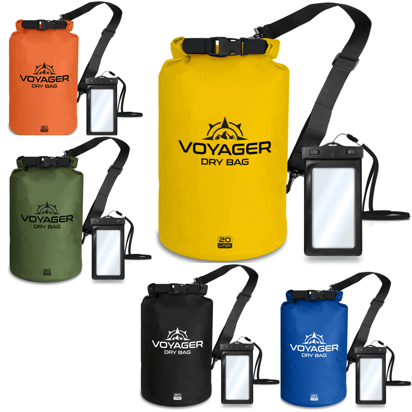 EcoGear FX Voyager Waterproof 20L Dry Bag