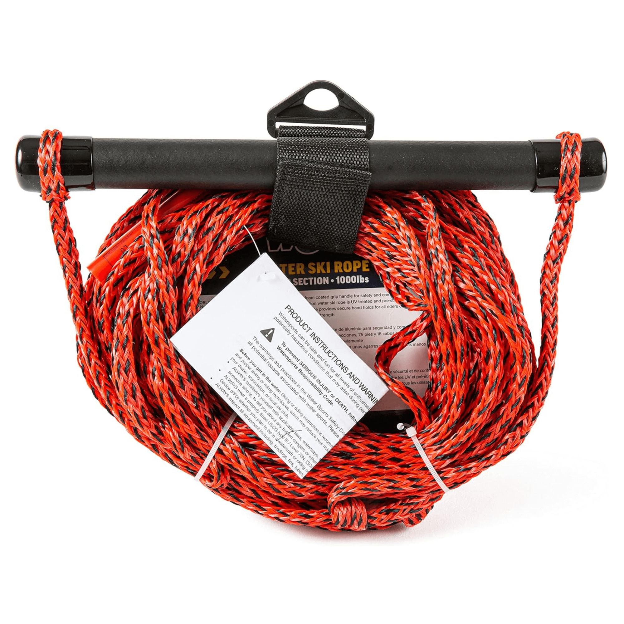 WOW Watersports 75ft 2-Section UV Treated Water Ski Rope