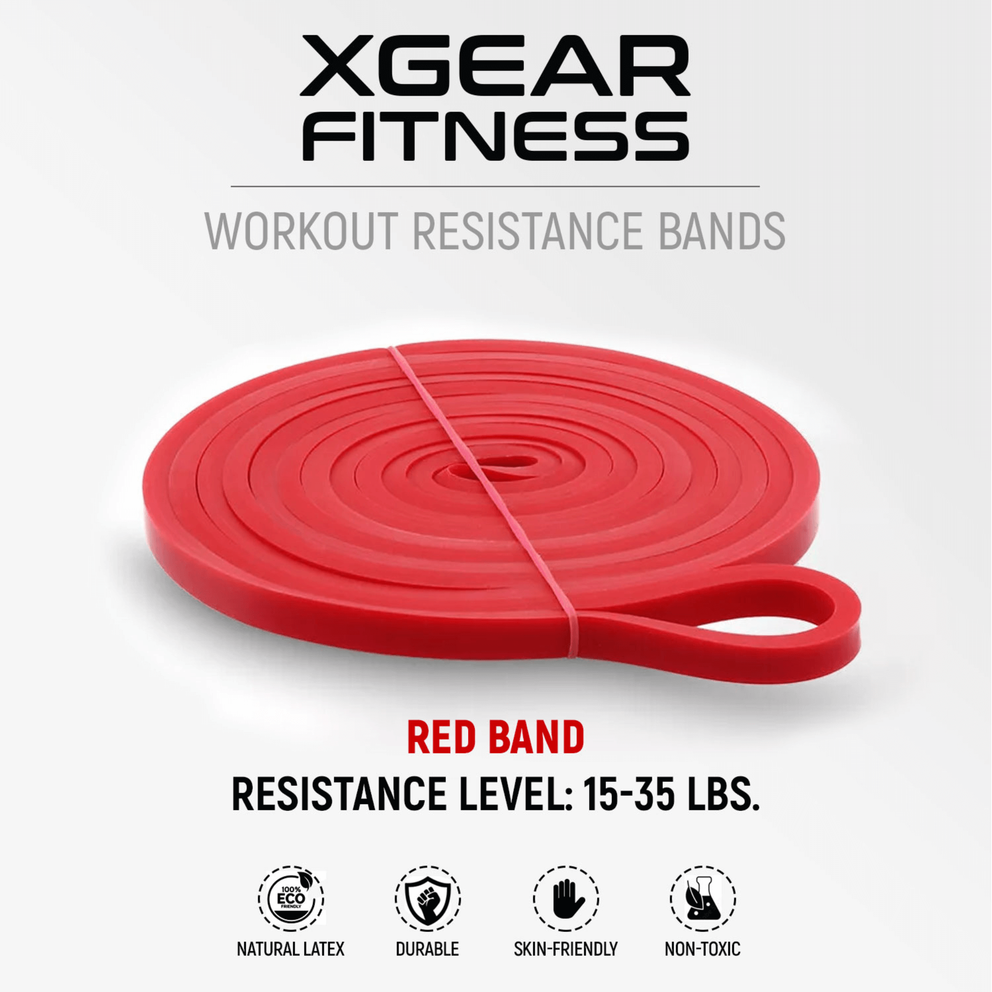 XGear Fitness XG-PRO Heavy Duty Exercise Resistance Bands