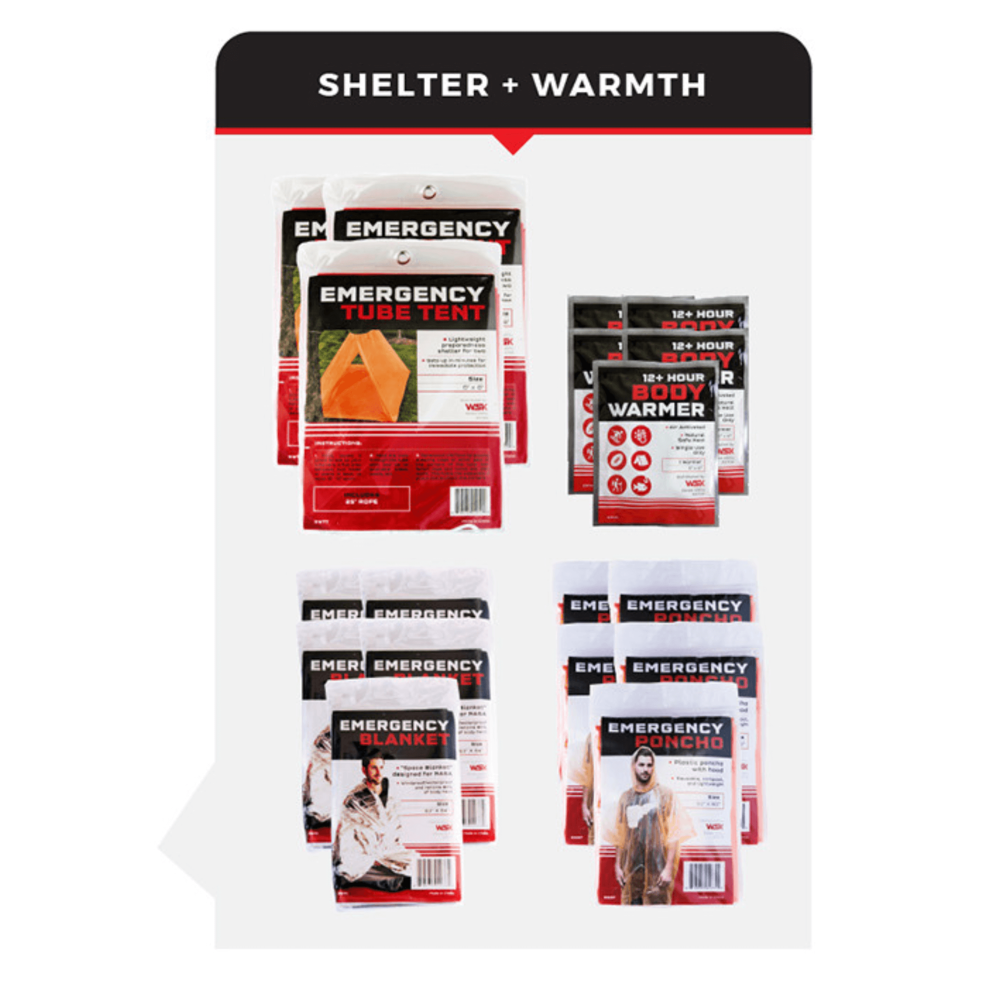 WSK 5-Person 72-Hour Emergency Survival Bucket Kit