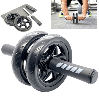 Ab Roller Wheel with Kneeling Pad for Abdominal and Core Strength Training for Men and Women