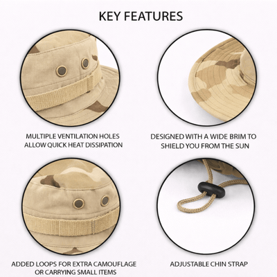 XGear Tactical Wide Brim Boonie Bucket Hat