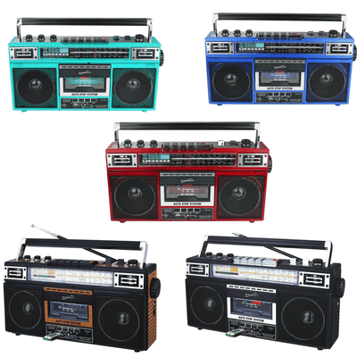 Supersonic 4 Band Bluetooth Radio & Cassette Player + Cassette To Mp3 Converter