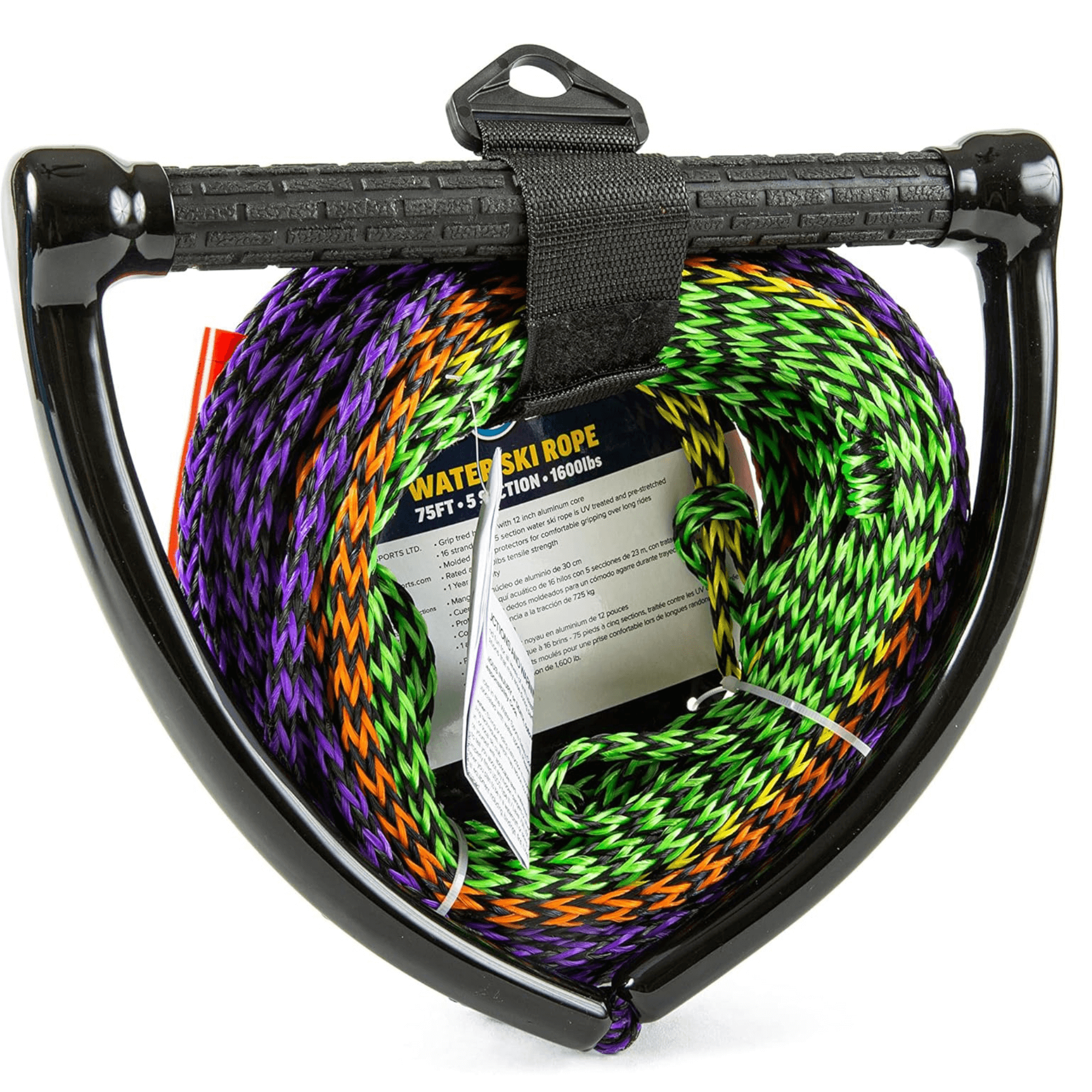 WOW Watersports 75ft 5-Section Pre-Stretched Water Ski Rope