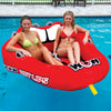WOW Sports Hot Lips 2 Person Towable Water Tube For Pool and Lake
