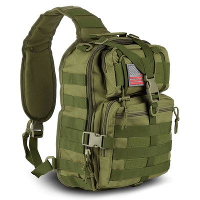 XGear Tactical 14L Range Sling Bag Backpack with Adjustable Strap