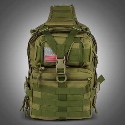 XGear Tactical 14L Range Sling Bag Backpack with Adjustable Strap