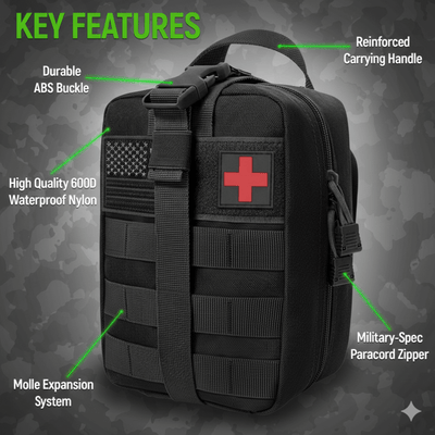 XGear Tactical Small Tactical First Aid Bag IFAK Pouch