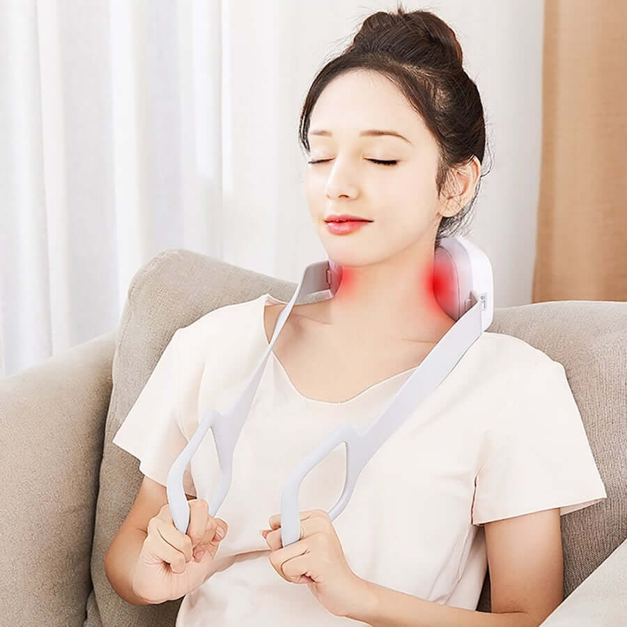 Bella2Bello NASSA 3D Portable Smart Neck Massager with Heat (White) 10385