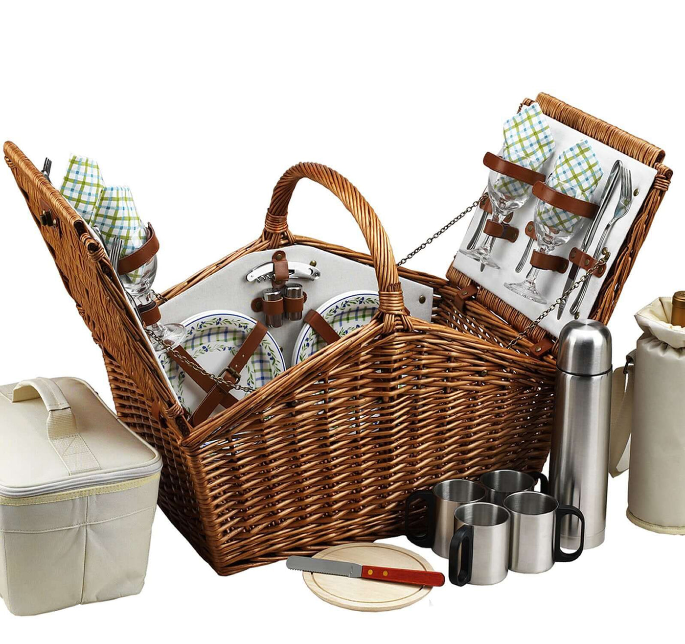 Picnic at Ascot Huntsman Basket for 4 w/coffee service