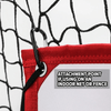 PowerNet Power Pad Canvas Batting Pitching Backstop 46" x 59" Protection Area with Red Strike Zone