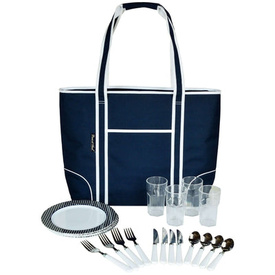 Picnic at Ascot Classic Insulated Picnic Tote for 4