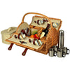 Picnic at Ascot Yorkshire Picnic Basket for 4 w/Coffee