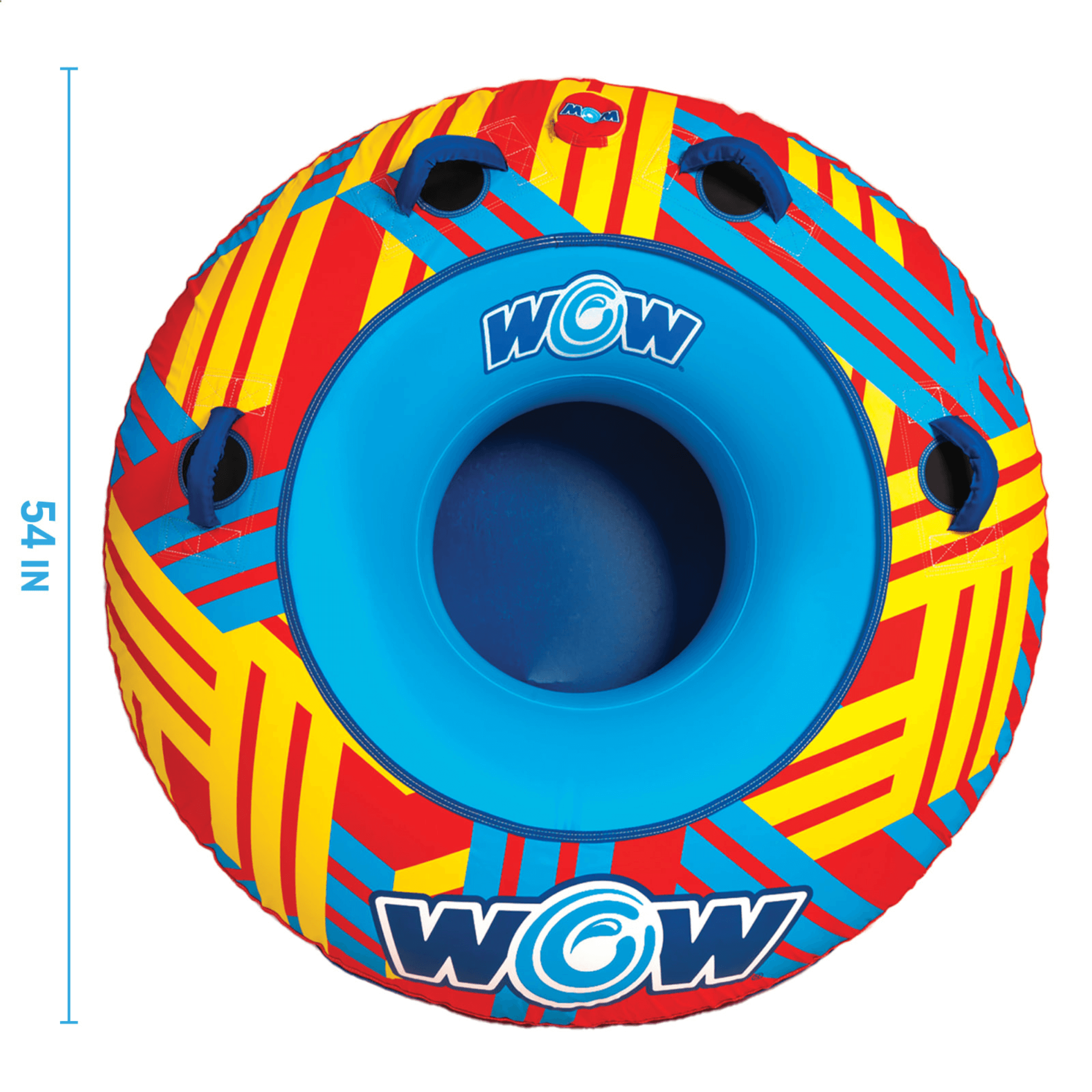 WOW Watersports Tracer Snow Tube Towable for Summer and Winter Action