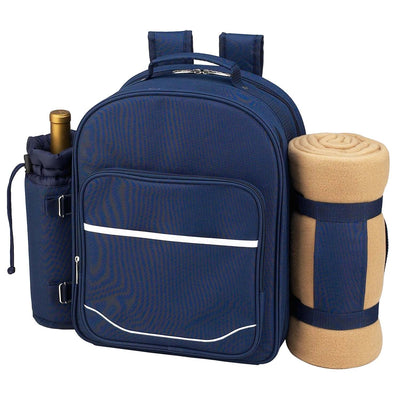 Picnic at Ascot Bold Picnic Backpack for 2 with Blanket