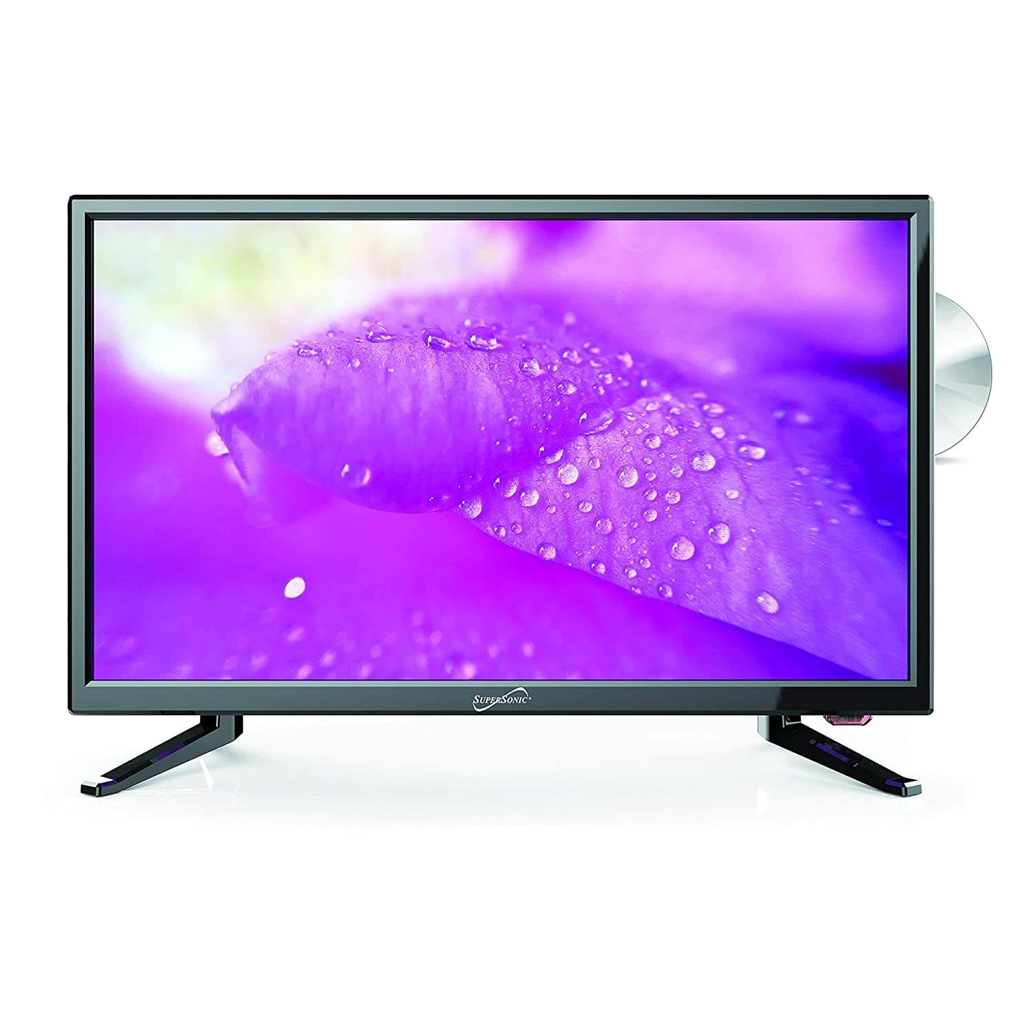 22" Supersonic 12 Volt AC/DC LED HDTV with DVD Player, USB, SD Card Reader and HDMI