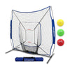 PowerNet DLX 2.0 Baseball Softball Hitting Net System with 3 Weighted Balls