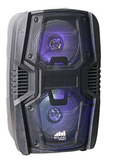 Portable 6.5 Dual Party Speakers & Disco Light