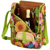 Picnic at Ascot Wine and Cheese Cooler Bag for 2 with Glasses, Napkins, Cutting Board, Corkscrew