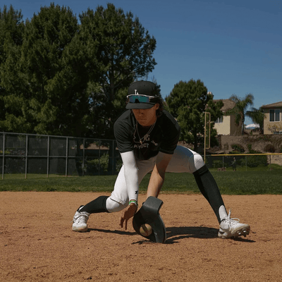 PowerNet Fielder Pro Angled-Wrist Training Glove 2 Pack