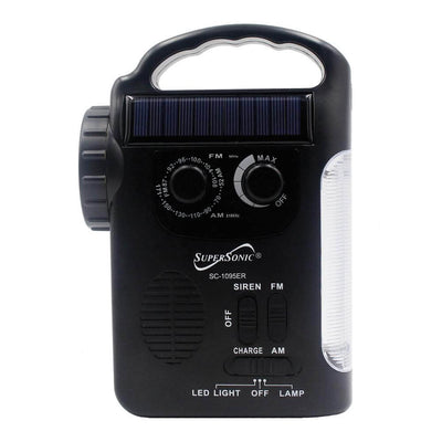 5 Way Emergency Solar/ Hand Crank Radio w/ Flashlight