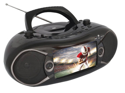 7" Bluetooth® DVD Boombox and TV"