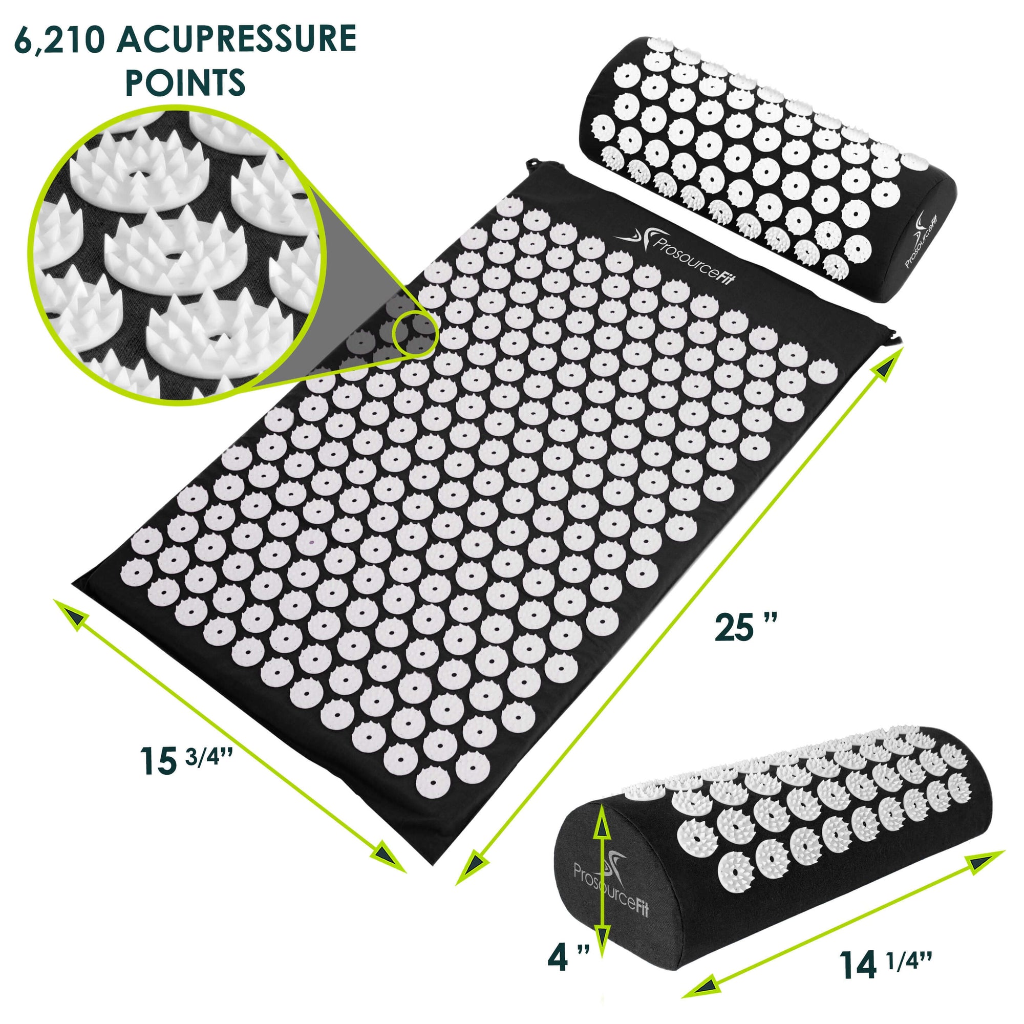 Acupressure Mat and Pillow Set