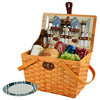 Picnic at Ascot Frisco Traditional American Style Picnic Basket with Service for 2