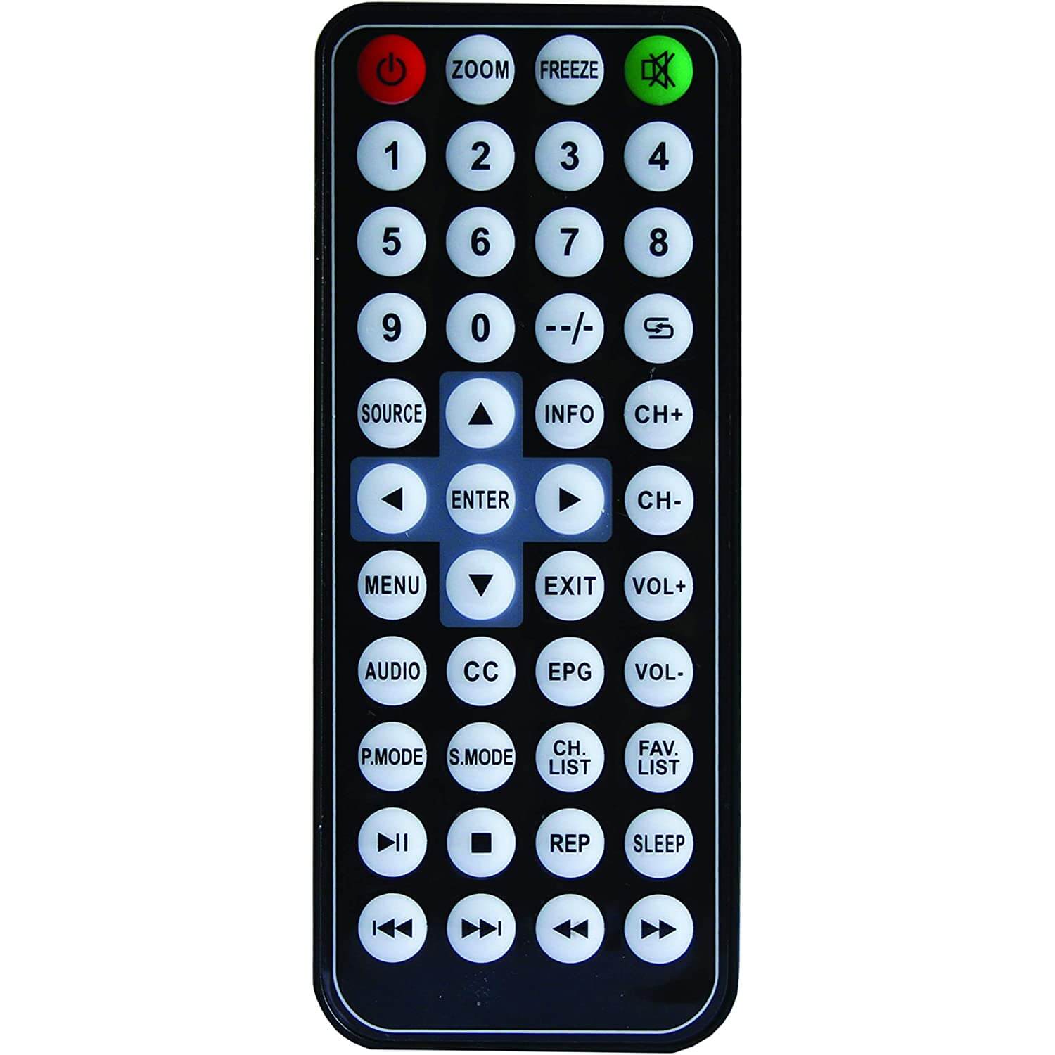 Supersonic 9" Portable Digital LCD TV with USB & SD Inputs, 12 Volt AC/DC Compatible for RVs (SC-499)