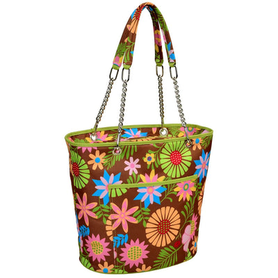 Picnic at Ascot Patterned Fashion Cooler Tote