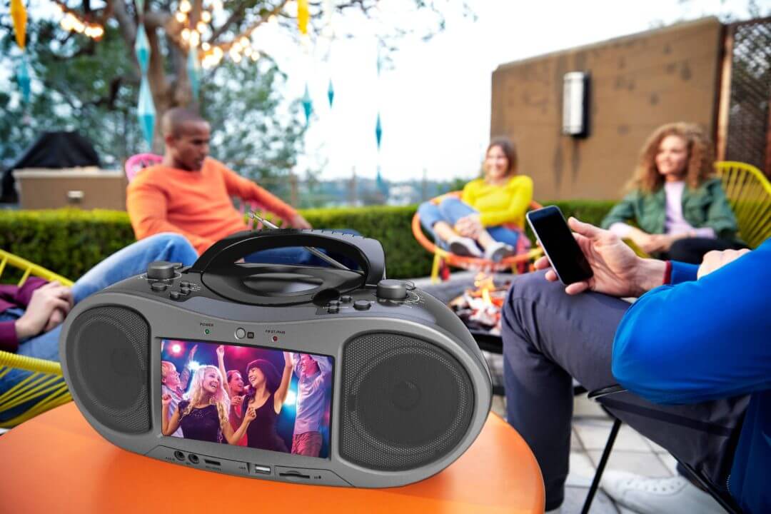 Naxa 7 bluetooth shops dvd boombox and tv