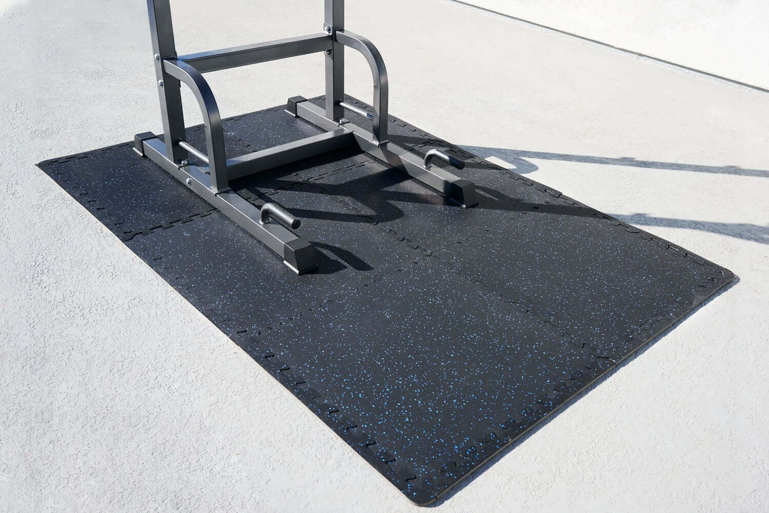 Rubber Top Exercise Puzzle Mat 0.75in 24sqft