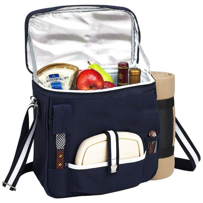 Picnic at Ascot Wine & Cheese Cooler Tote with Blanket
