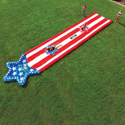 WOW Sports Americana Stars & Stripes Giant 40ft Backyard Super Slide