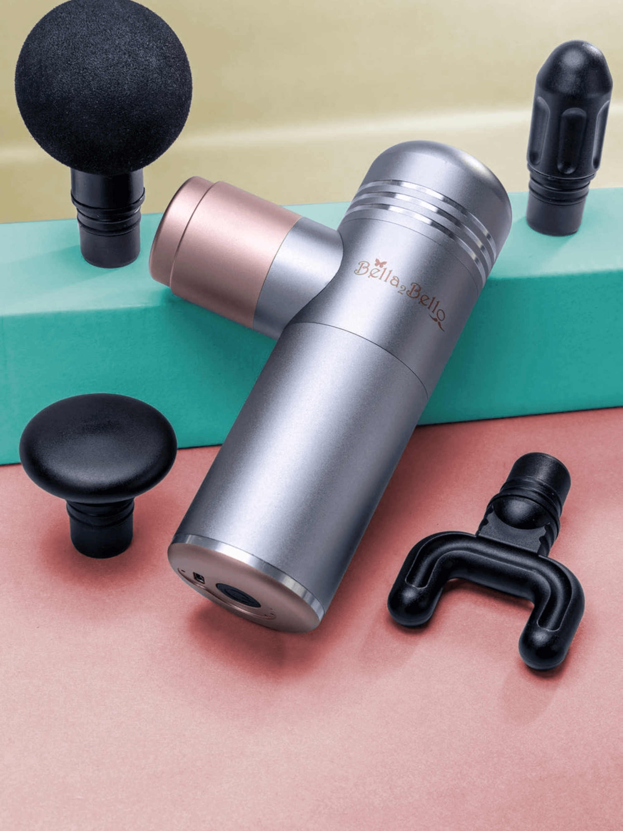 Bella2Bello G9 Mini Massage Gun (Silver)