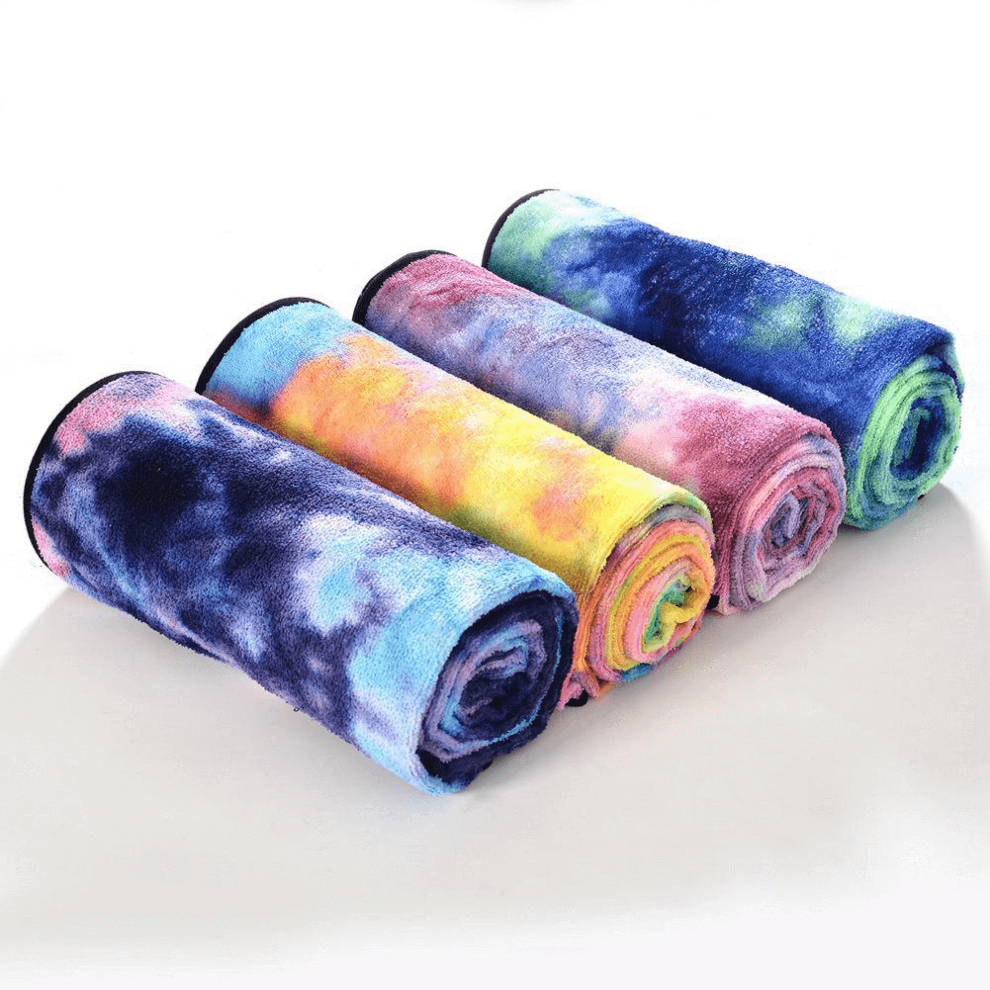 Yoga Towel - Tie-Die Textures Non-Slip Yoga Towel with Bag