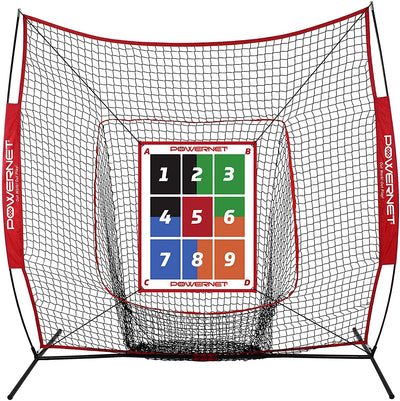 PowerNet Numbered Pitching Pad & Baseball and Softball Target Portable (1203)