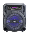 Portable 8 inch Bluetooth Party Speaker with Disco Light