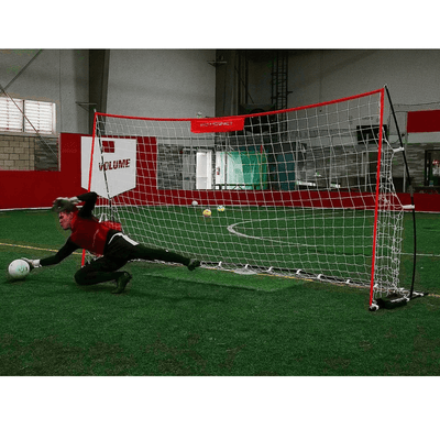 PowerNet 12x6 Ultra Light Weight Soccer Goal with Sandbags (New Design)