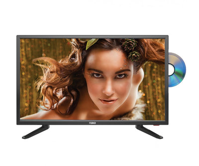 24" Naxa 12 Volt AC/DC LED HDTV with DVD and Media Player + Car Package (NTD-2457A)