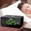 Dual Alarm Clock with Qi Wireless Charging Function