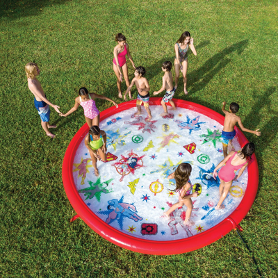 WOW Sports DC Comics Justice League 12ft Splash Pad and Wading Pool